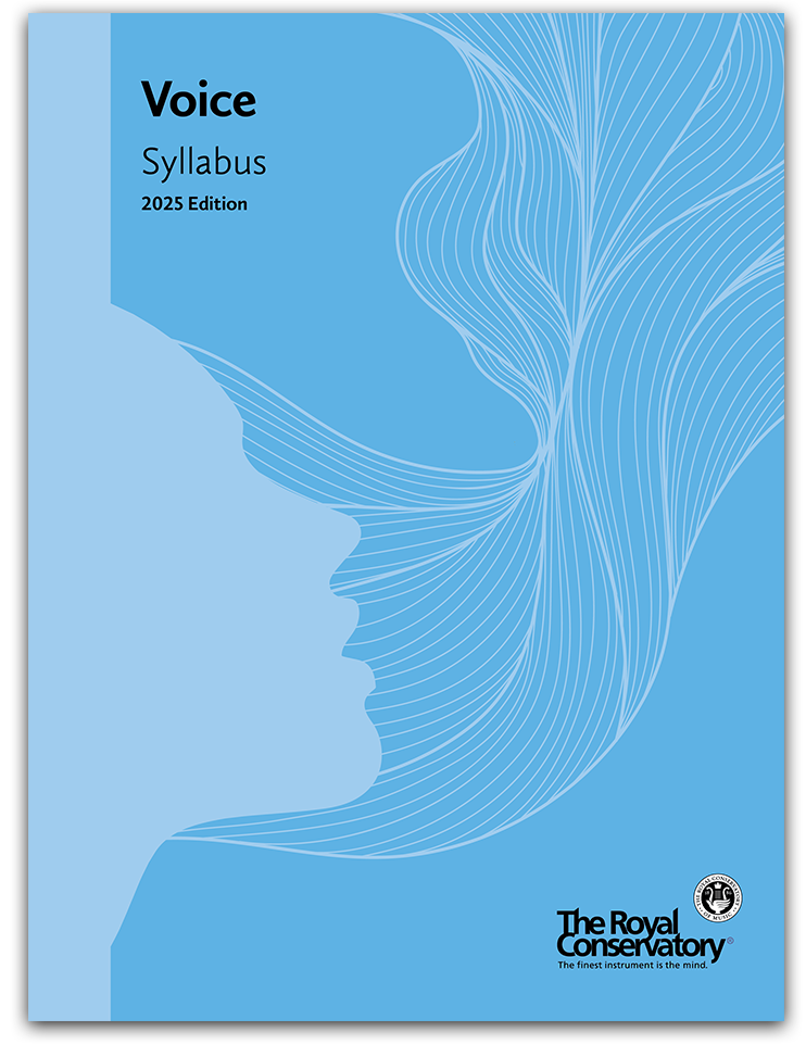 Voice Syllabus, 2025 Edition book